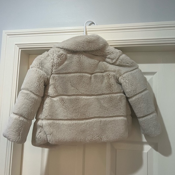 Girls Faux Fur Jilly Jacket - Picture 2 of 2
